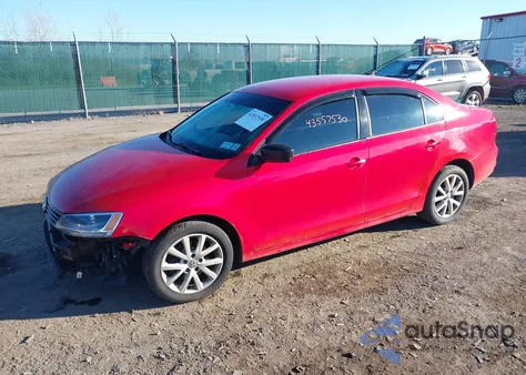 2015 Volkswagen Jetta 1.8T Se из США, поврежденный, VIN 3VWD17AJ7FM266486